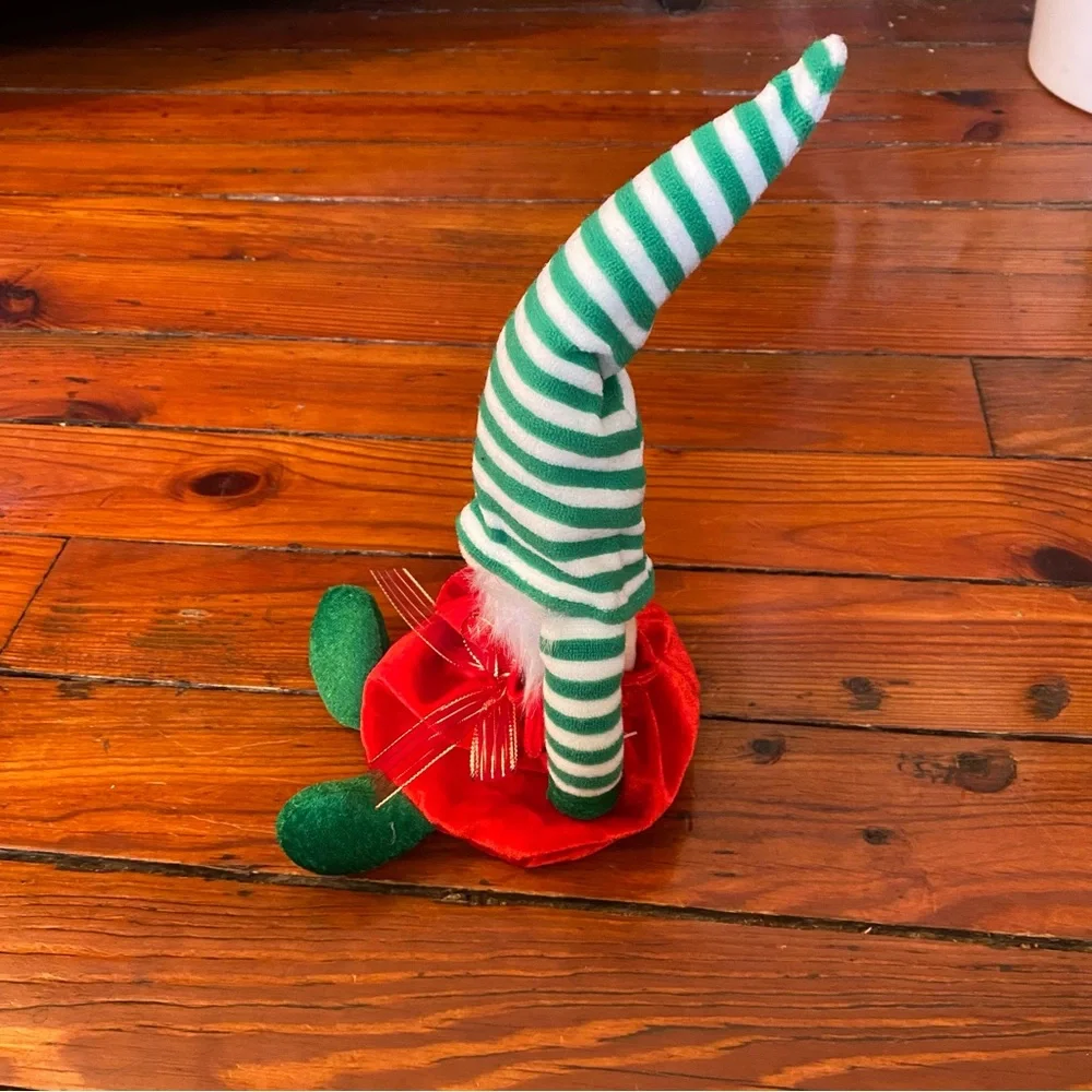Stuffed Gnome with Pocket for a Present